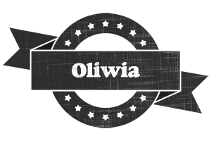 Oliwia grunge logo