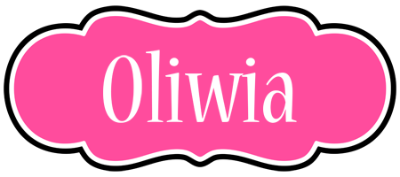 Oliwia invitation logo