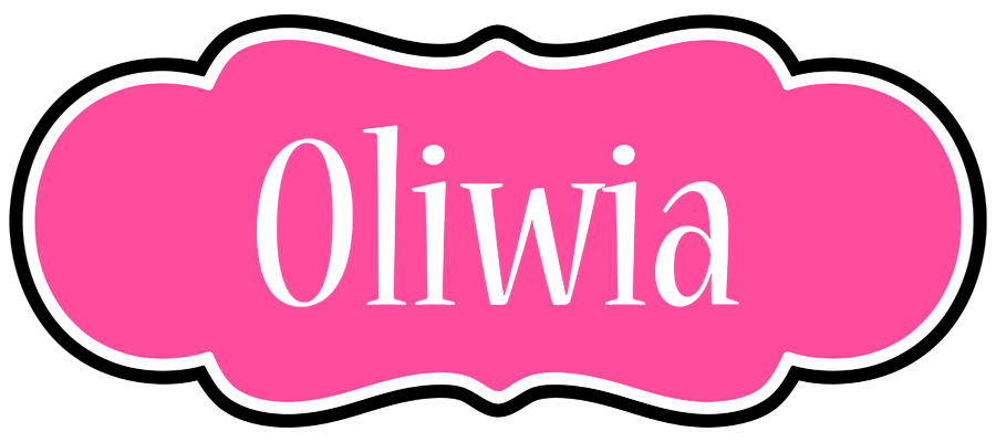 Oliwia invitation logo