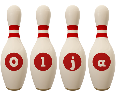 Olja bowling-pin logo