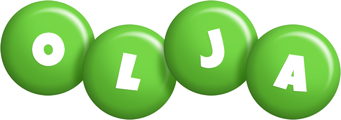 Olja candy-green logo
