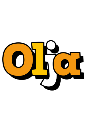 Olja cartoon logo