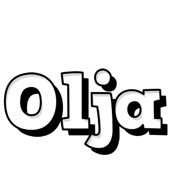 Olja snowing logo