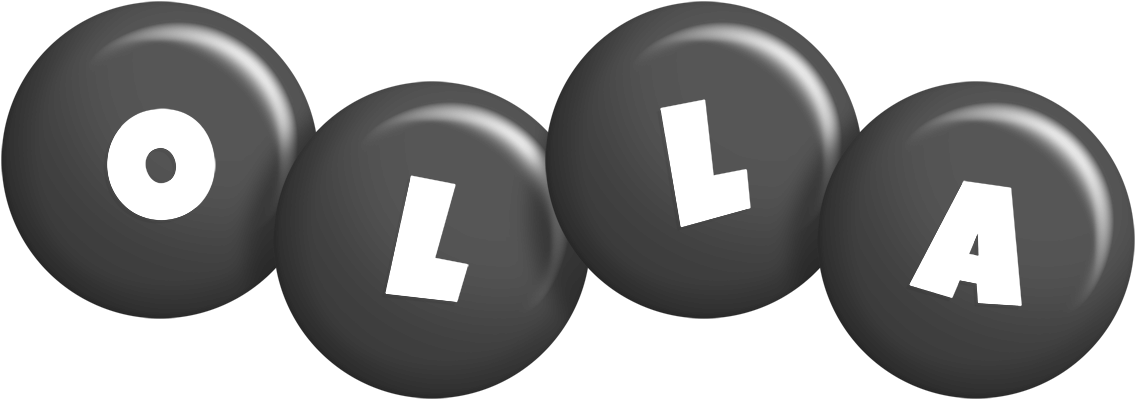 Olla candy-black logo