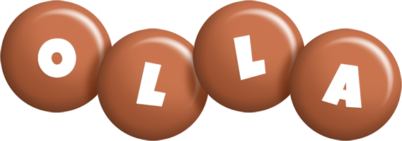 Olla candy-brown logo