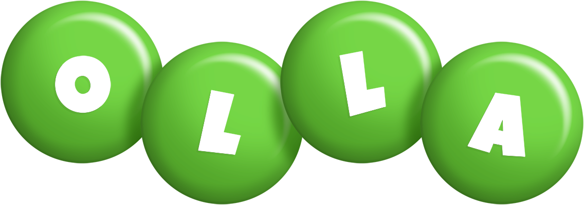 Olla candy-green logo