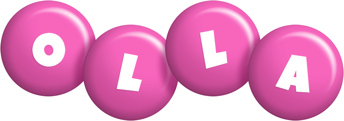 Olla candy-pink logo