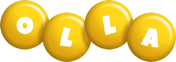 Olla candy-yellow logo