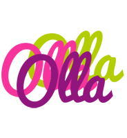 Olla flowers logo