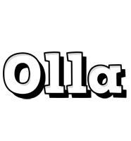 Olla snowing logo