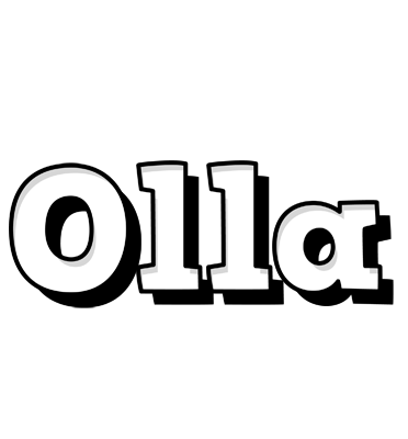 Olla snowing logo