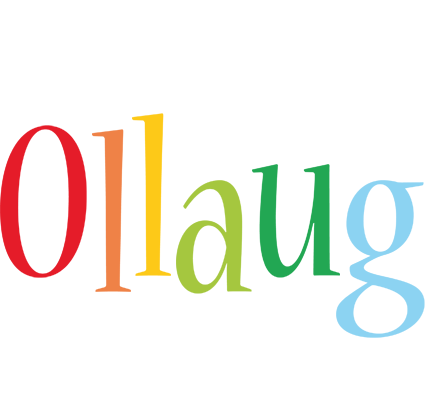 Ollaug birthday logo