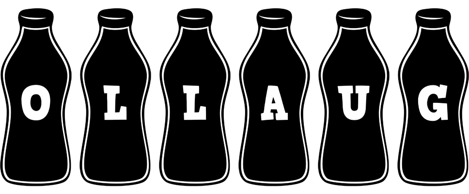 Ollaug bottle logo