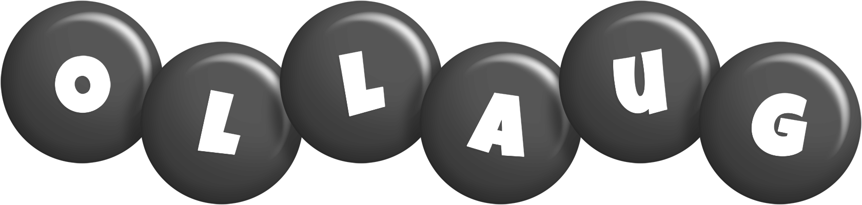 Ollaug candy-black logo