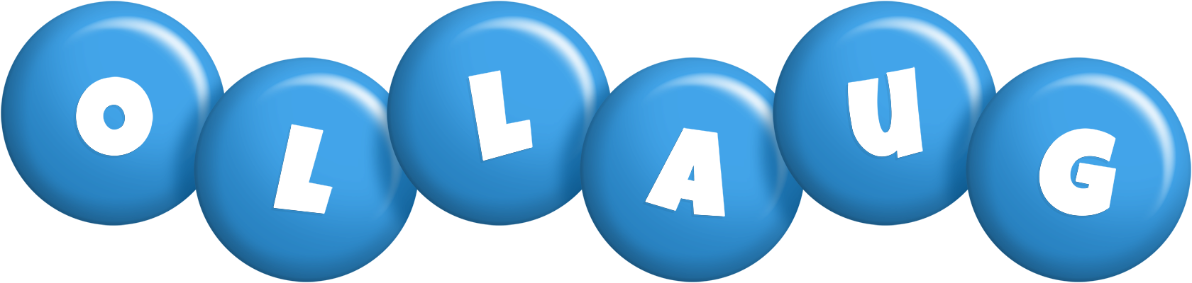 Ollaug candy-blue logo