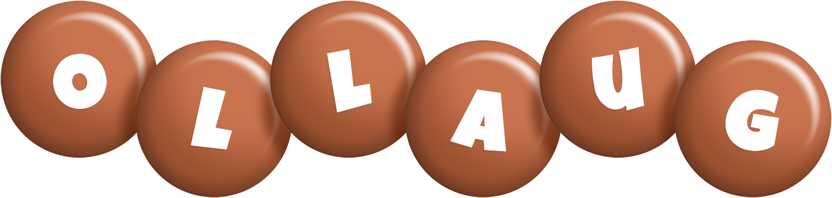 Ollaug candy-brown logo