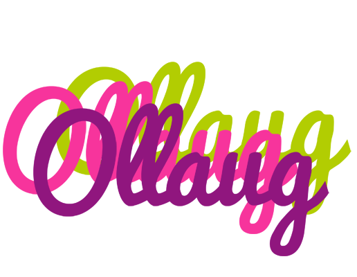 Ollaug flowers logo