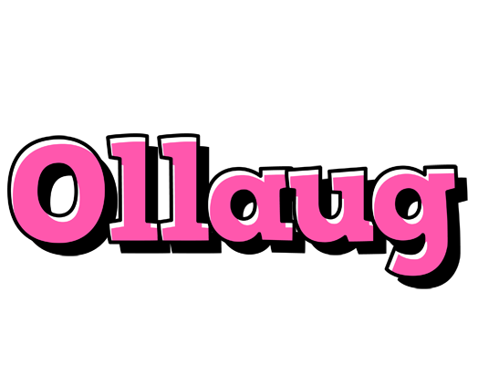 Ollaug girlish logo