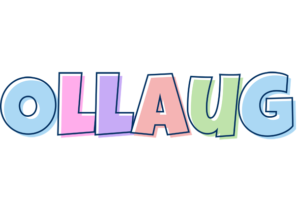 Ollaug pastel logo