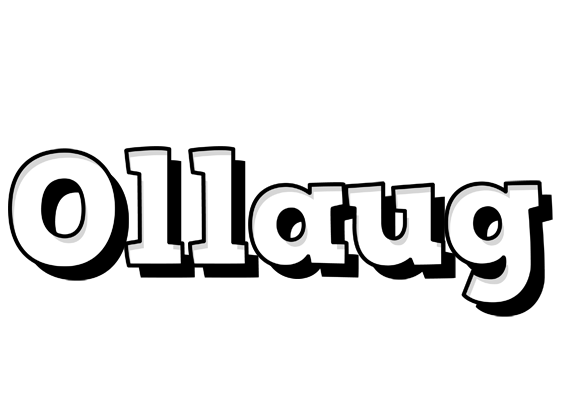 Ollaug snowing logo
