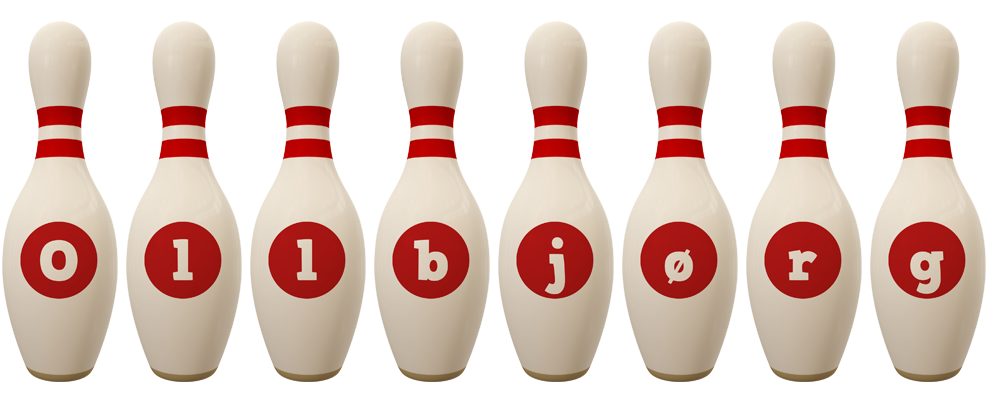 Ollbjørg bowling-pin logo