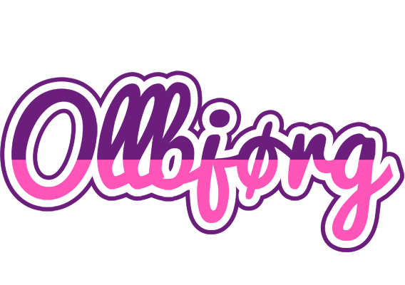 Ollbjørg cheerful logo