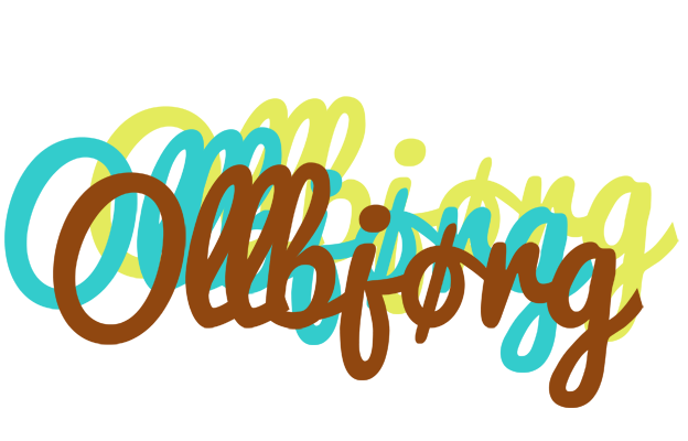 Ollbjørg cupcake logo