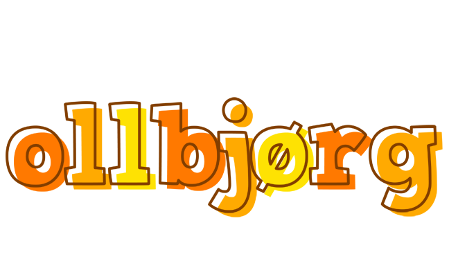 Ollbjørg desert logo