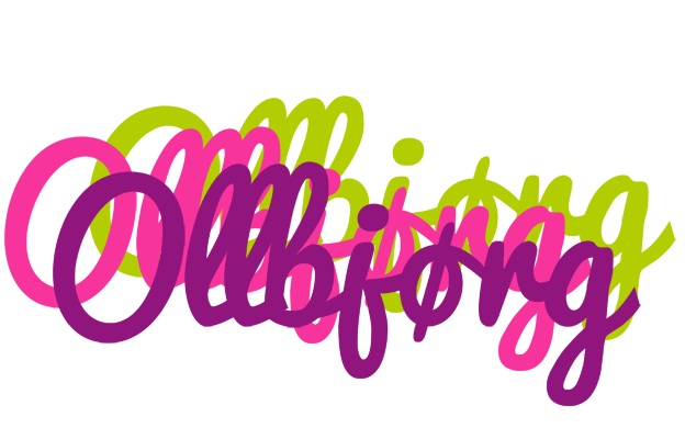 Ollbjørg flowers logo