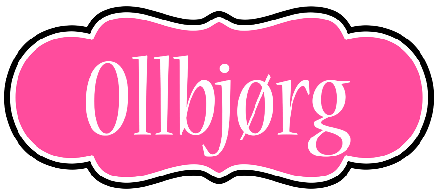 Ollbjørg invitation logo