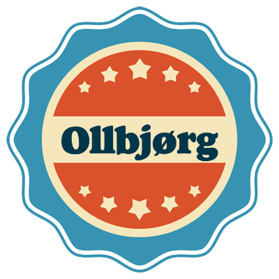 Ollbjørg labels logo