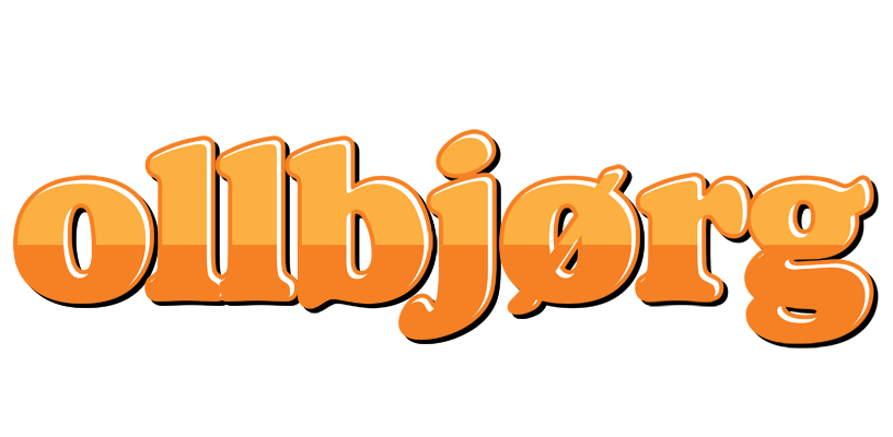 Ollbjørg orange logo