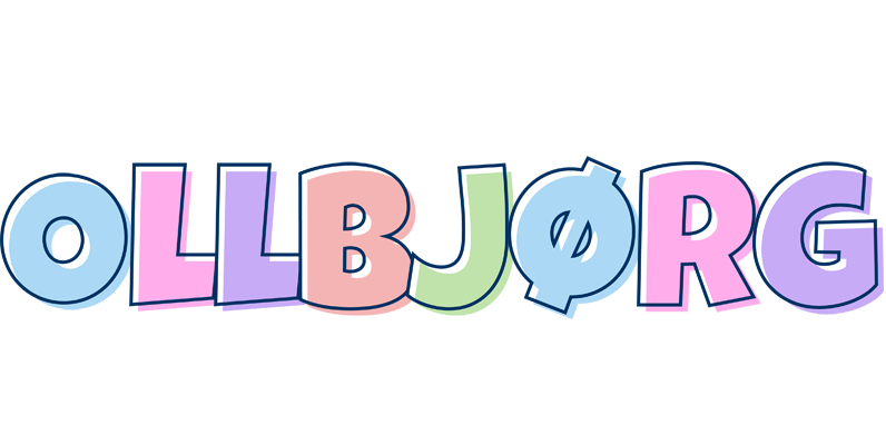 Ollbjørg pastel logo