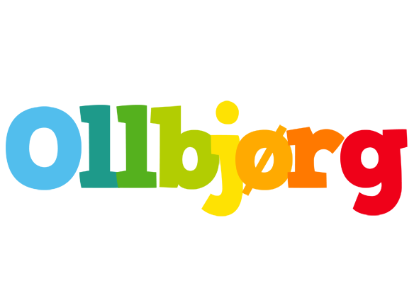 Ollbjørg rainbows logo