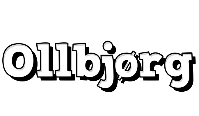 Ollbjørg snowing logo