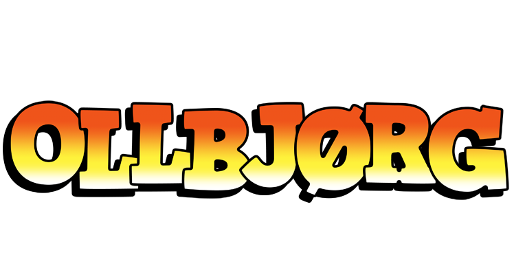 Ollbjørg sunset logo