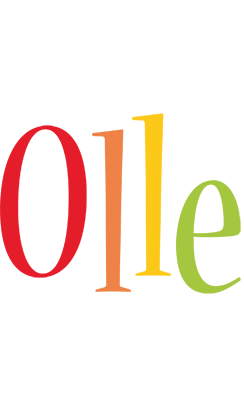 Olle birthday logo
