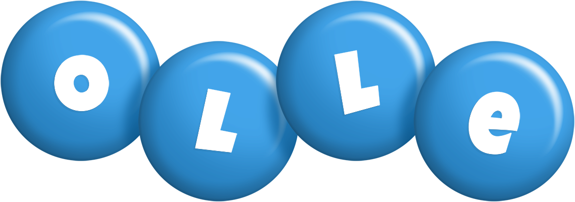 Olle candy-blue logo