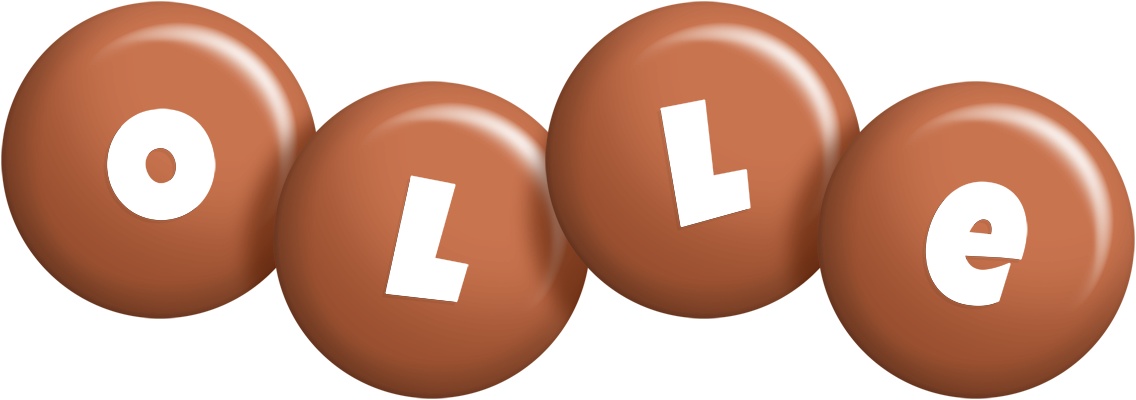 Olle candy-brown logo