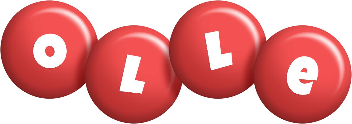 Olle candy-red logo