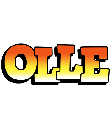 Olle sunset logo