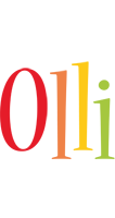 Olli birthday logo