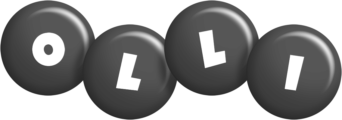 Olli candy-black logo