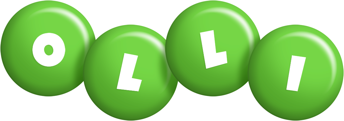 Olli candy-green logo