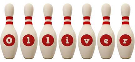 Olliver bowling-pin logo