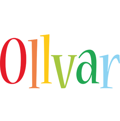 Ollvar birthday logo