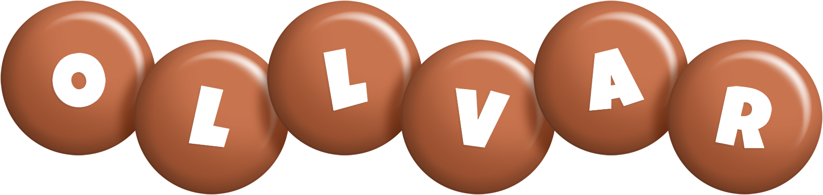 Ollvar candy-brown logo
