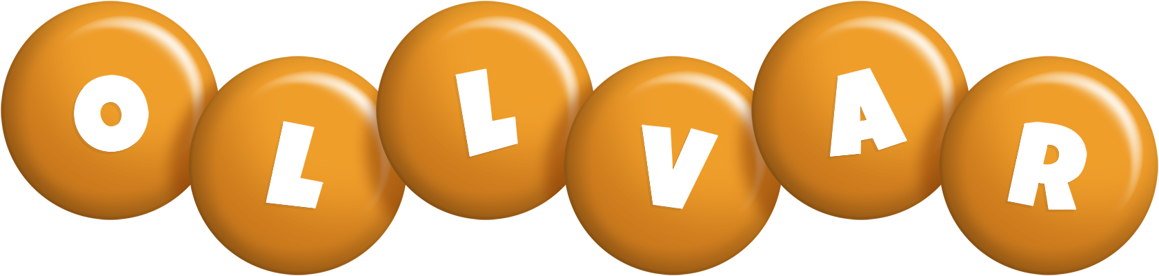 Ollvar candy-orange logo