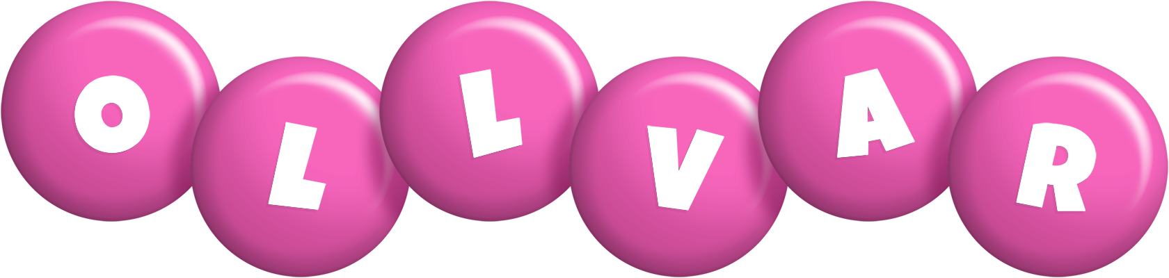Ollvar candy-pink logo