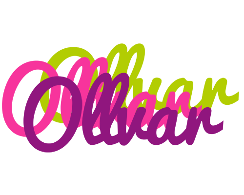 Ollvar flowers logo